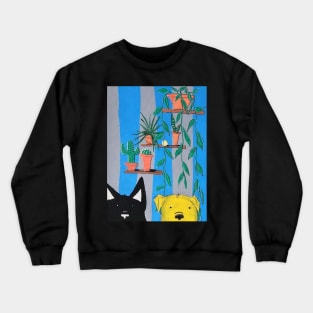 Houseplants & Canines Crewneck Sweatshirt